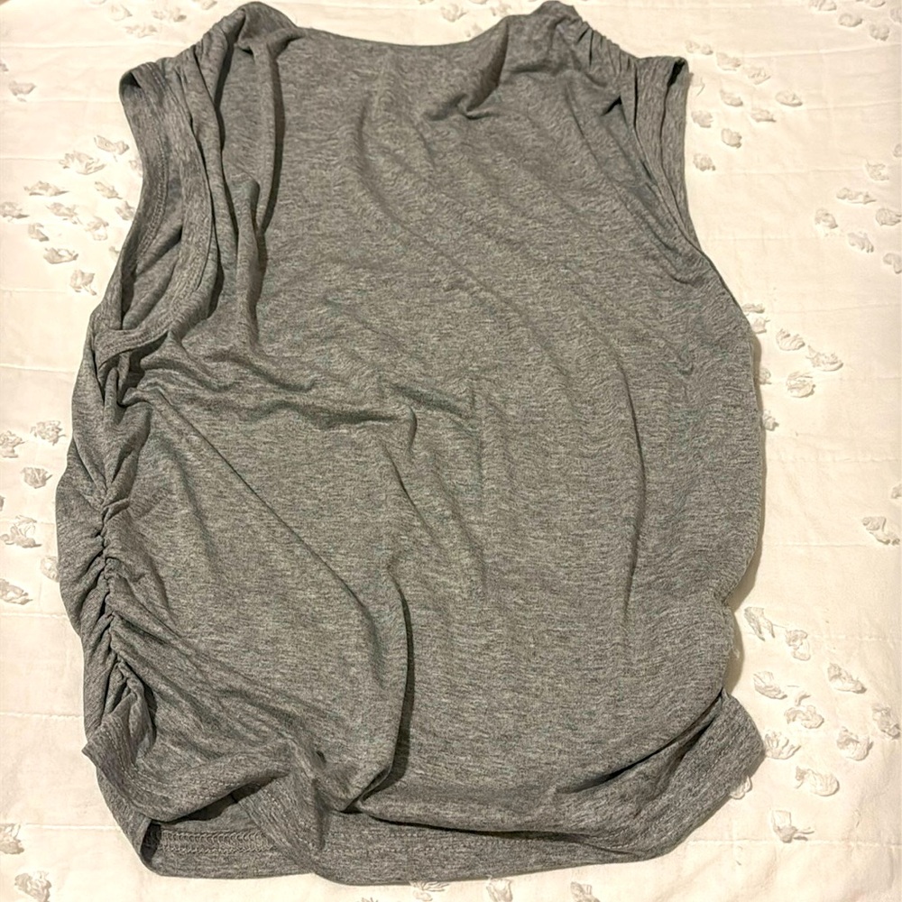 Gray cotton top
